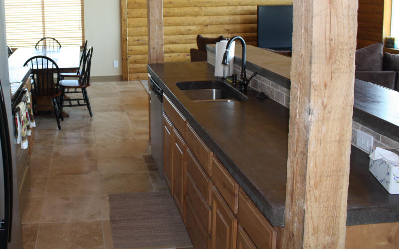 Acid Staining Concrete Countertops